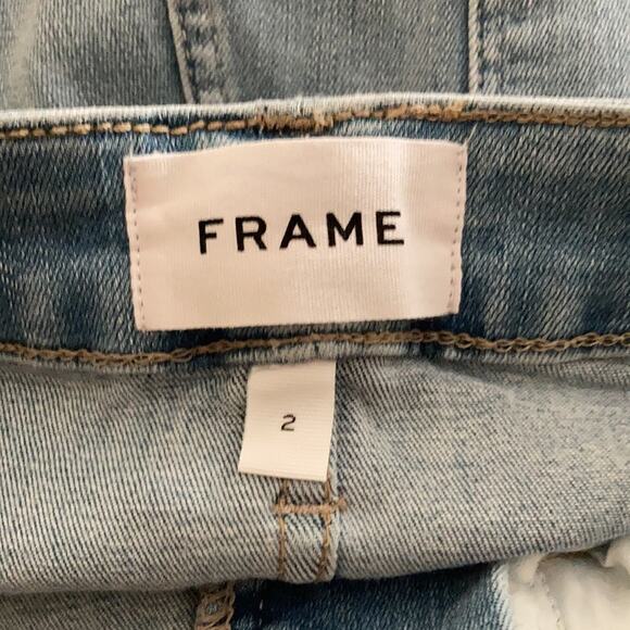 Frame Le One Skinny Caspio Wash Jeans Size 2 (28x28) - Picture 7 of 10